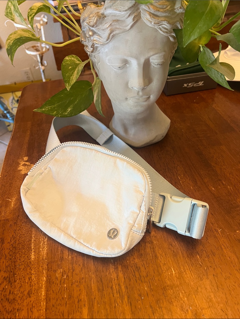 lululemon light blue zip pouch